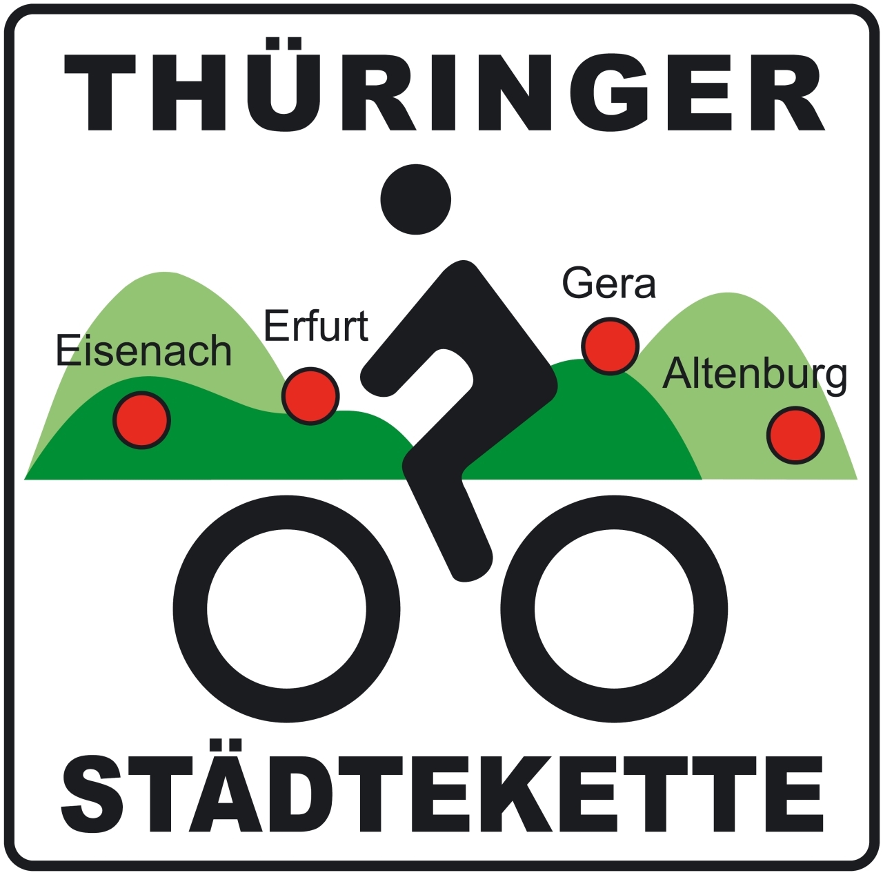 Logo Radweg Thüringer Städtekette