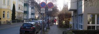 Bild vom Bewohnerparken im Damenviertel in Jena