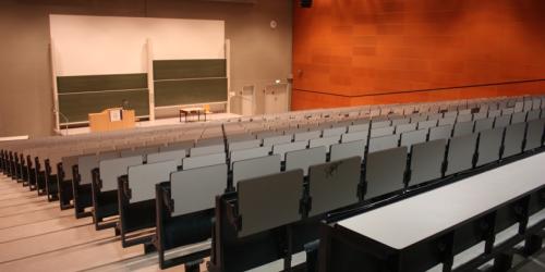 Blick in den Hörsaal 2 der Friedrich-Schiller-Universität