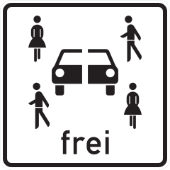 Zusatzzeichen 1024 StVO, Carsharing frei