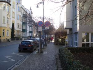 Bild vom Bewohnerparken im Damenviertel in Jena